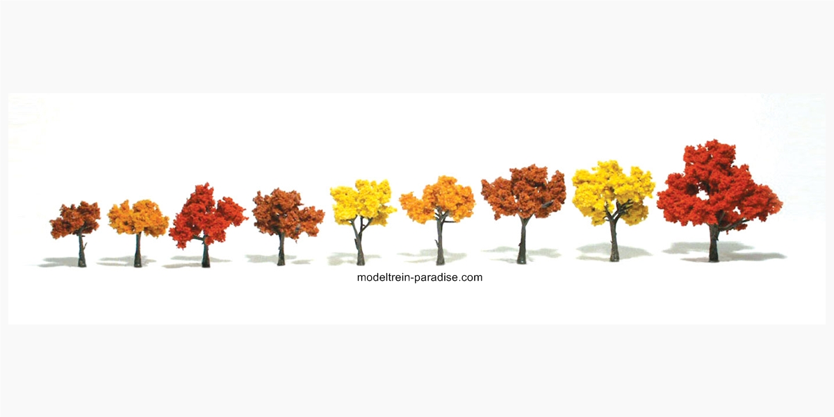 1540 ... 9 bomen Fall Mix van (3 tot 7cm)